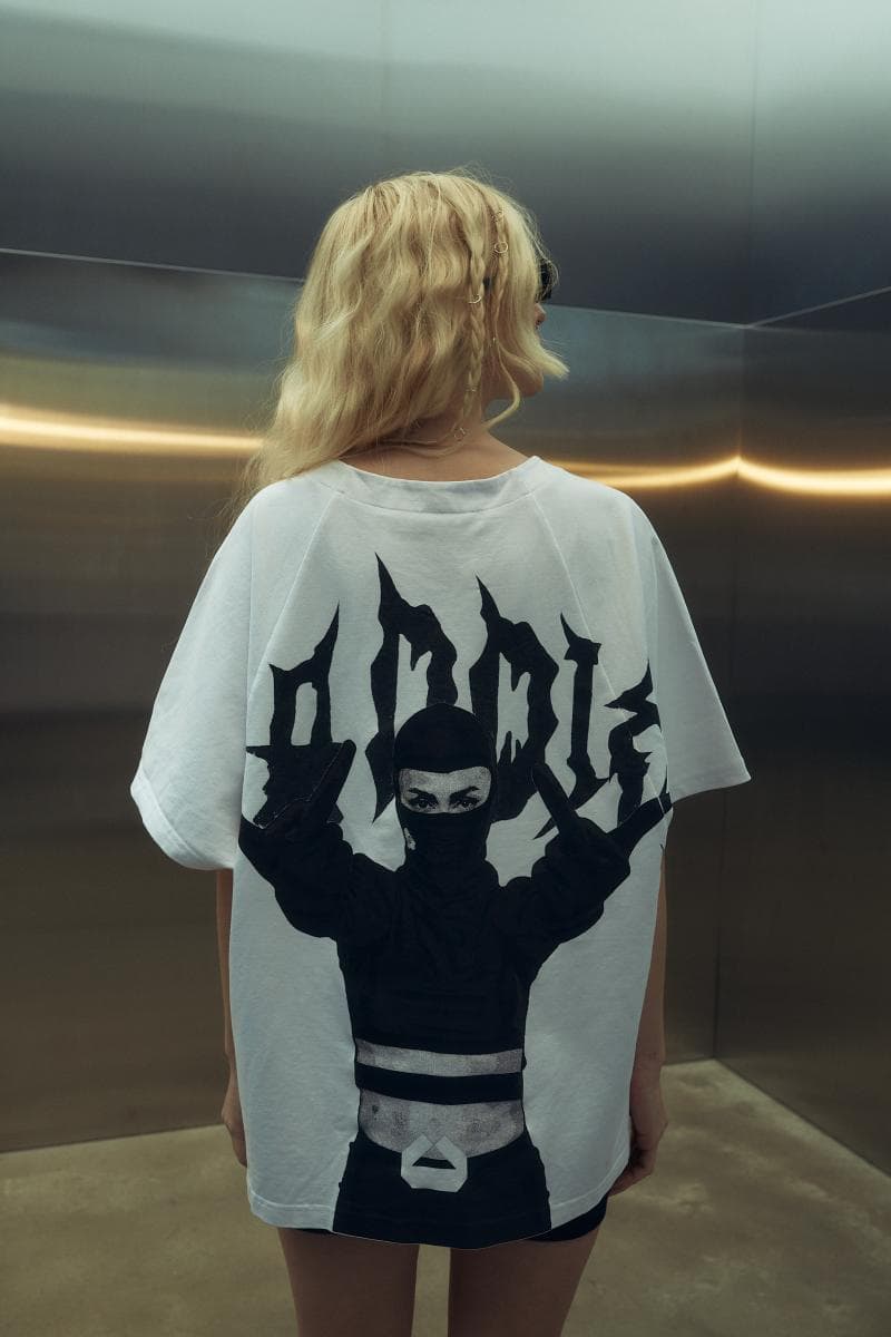 Davy Baddie T-shit White thumbnail 4