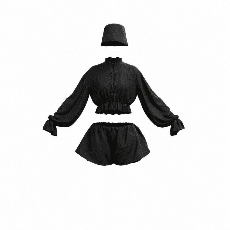 KIKI skirt and blouse